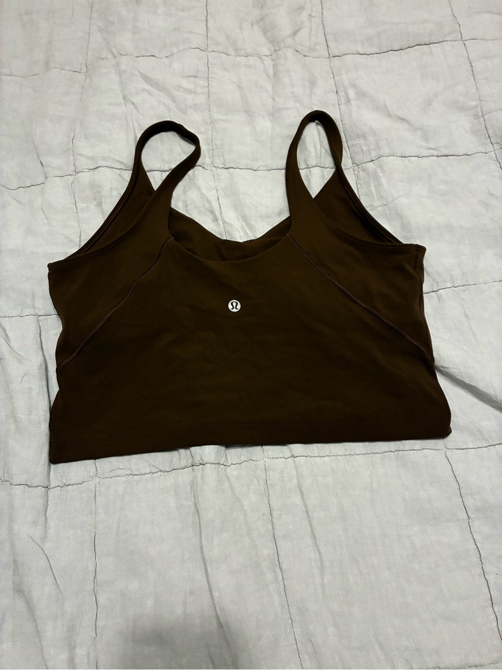 Lululemon Brown Align Crop Tank with Straps